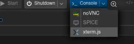 xterm.js Console